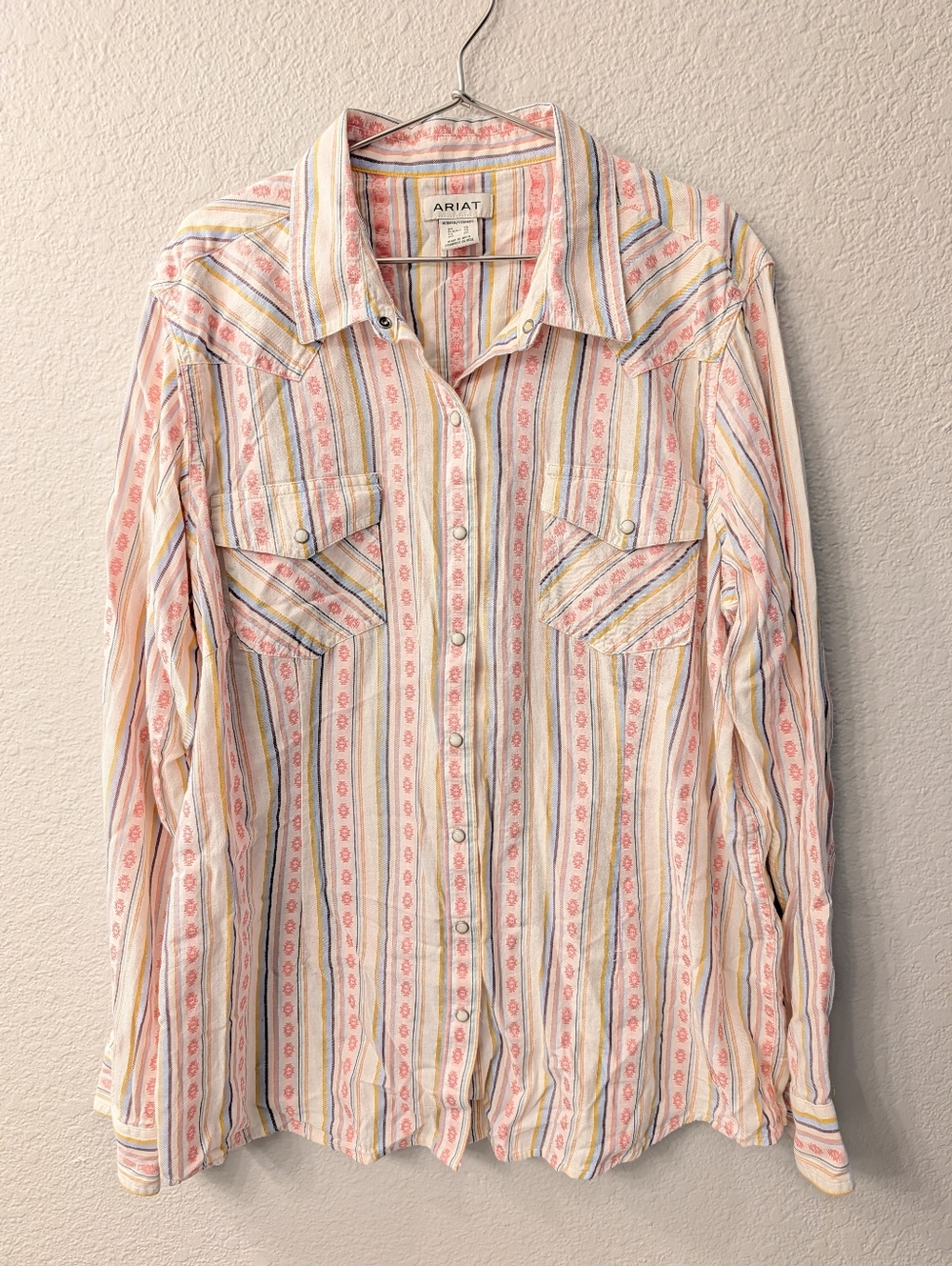 ARIAT Button Down Western Shirt Women's Size XL